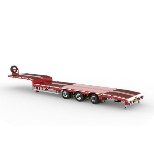 Semirremolque autodirigido - Broshuis BV - para equipamiento industrial / para vehículos / de 3 ejes