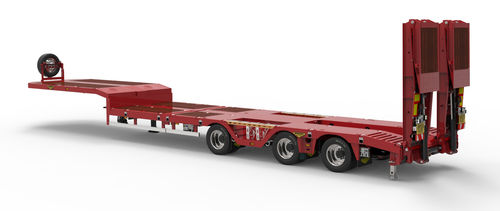 Semirremolque portamaquinaria - Broshuis BV - autodirigido / para máquinas / para obras