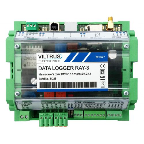 Data logger de corriente - RAY-3 - JSC Viltrus - de tensión / antirrobo / USB