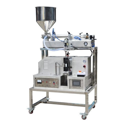 Llenadora-operculadora semiautomática - DTG- SU-1 - Shandong Dongtai Machinery Manufacturing Co., Ltd. - para tubos / de productos pastosos / para la industria alimentaria