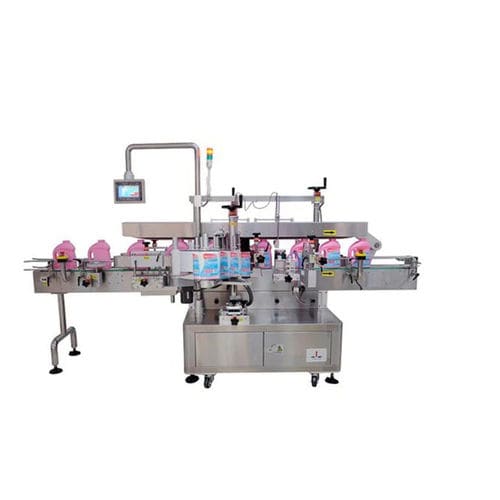 Máquina de etiquetado de doble cara - DTB-82CS - Shandong Dongtai Machinery Manufacturing Co., Ltd. - automática / para botellas / para aplicación en el lateral del producto