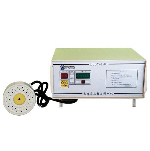 Selladora de inducción - DGYF-500 - Shandong Dongtai Machinery Manufacturing Co., Ltd. - semiautomática / para bolsa de fondo redondo / para productos fitosanitarios