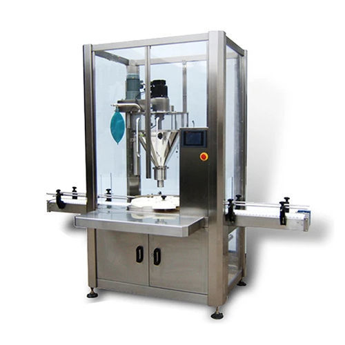Llenadora para polvo - DCS-2B - Shandong Dongtai Machinery Manufacturing Co., Ltd. - automática / de botes / de latas