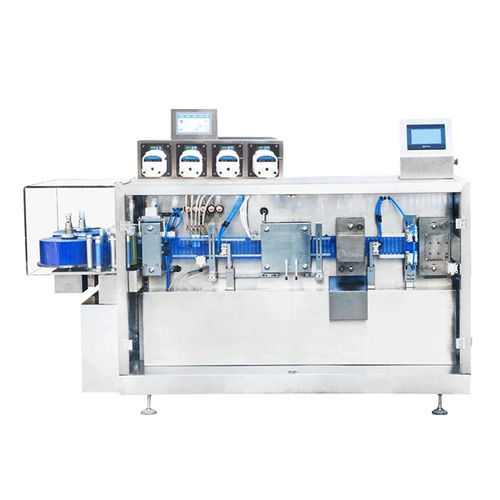 Termoformadora-llenadora-selladora para placa de plástico - DTFS-4 - Shandong Dongtai Machinery Manufacturing Co., Ltd. - para embalajes médicos / automática / compacta