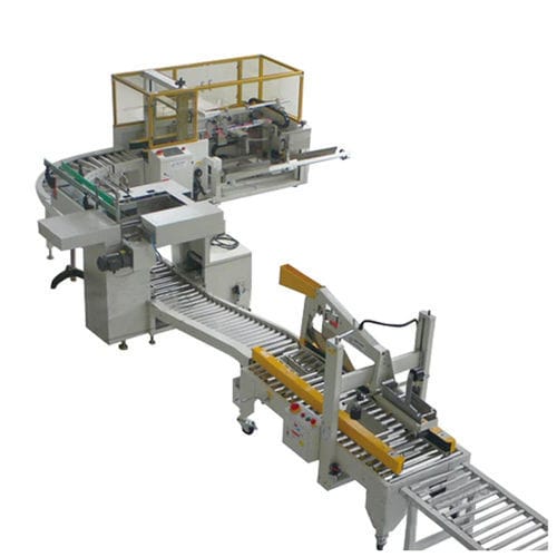 Máquina de acondicionamiento para cajas de cartón - Shandong Dongtai Machinery Manufacturing Co., Ltd. - automática / en línea / de botellas