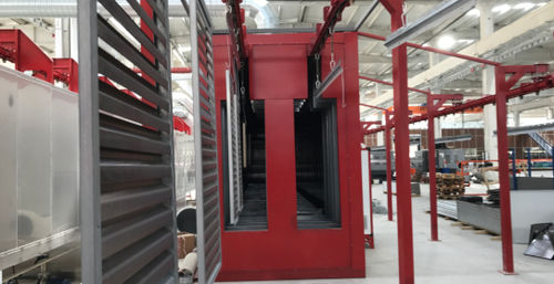 Horno de cinta transportadora - U TYPE - İSTANBUL ELECTROSTATICS - de cocción / tratamiento térmico / eléctrico