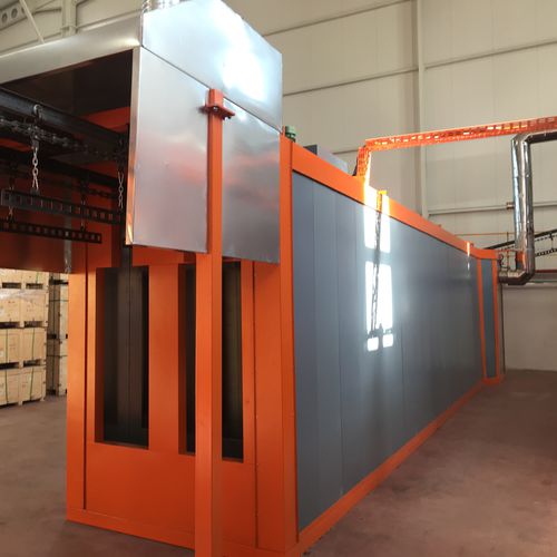 Horno de túnel - U TYPE TUNNEL OVENS - İSTANBUL ELECTROSTATICS - de cocción / de polvo