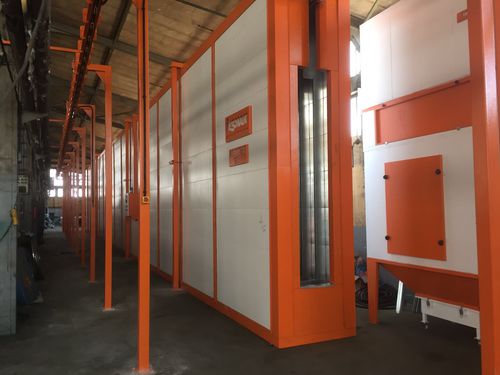Horno de túnel - TUNNEL OVENS - İSTANBUL ELECTROSTATICS - de polvo