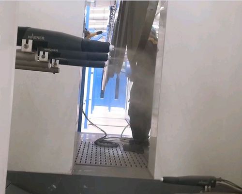 Cabina de pintura cerrada - İSTANBUL ELECTROSTATICS - para estructura metálica / con filtro / compacta