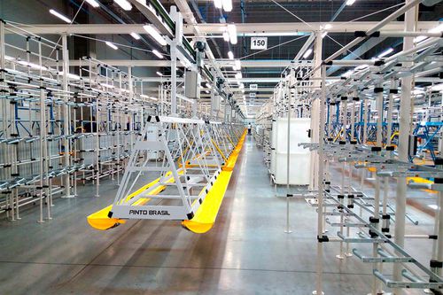 Puesto de trabajo para ensamblaje - Overhang - PIBRA - Industrial Solutions - ergonómico / modular
