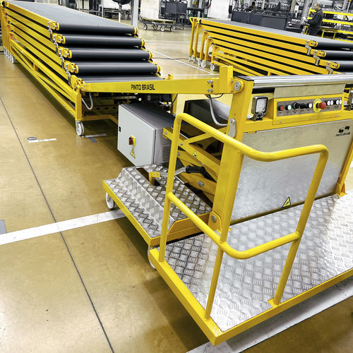 Transportador de banda - PIBRA - Industrial Solutions - neumático / hidráulico / horizontal