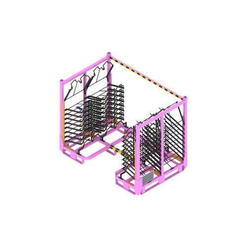 Apiladora de manipulación - PIBRA - Industrial Solutions - para transporte / de placas / de contenedores