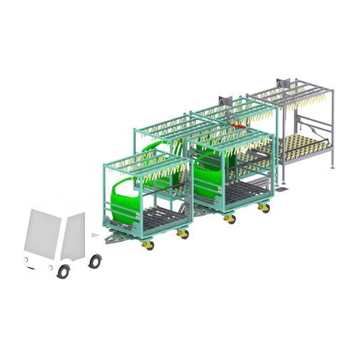 Sistema de carga y descarga de puerta - PIBRA - Industrial Solutions - de placas / para ejes / de mano