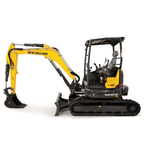 Miniexcavadora - E42D - New Holland - intermedia / con orugas / diésel