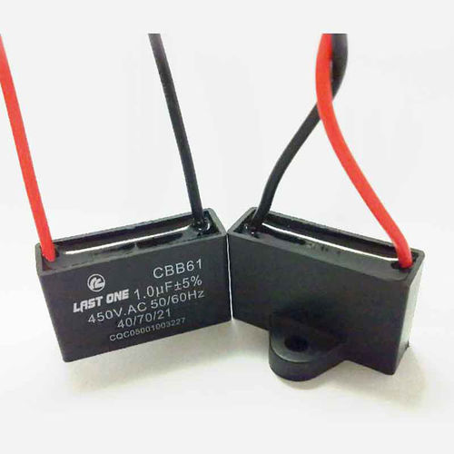 Condensador eléctrico de película de polipropileno metalizado - HY84/HY88-A - Hengyi Electrical Co.,LTD - con terminales radiales / de rosca / seco