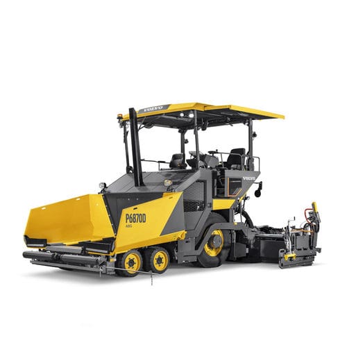 Pavimentadora de asfalto - P6870D ABG - Volvo Construction Equipment - de ruedas