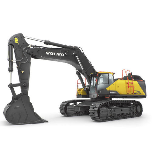 Excavadora de grandes dimensiones - EC750E - Volvo Construction Equipment - con orugas / diésel