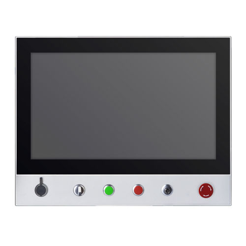 Terminal industrial - IDP59185-C-L - NODKA Automation Technology - con pantalla multitáctil / con tecnología capacitiva proyectada / montado sobre brazo