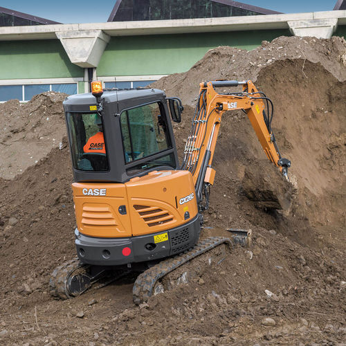 Miniexcavadora - CX26C - Case - con orugas / diésel / para obra de construcción