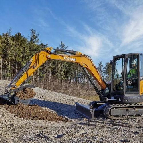 Miniexcavadora - CX50D - Case - con orugas / diésel / compacta
