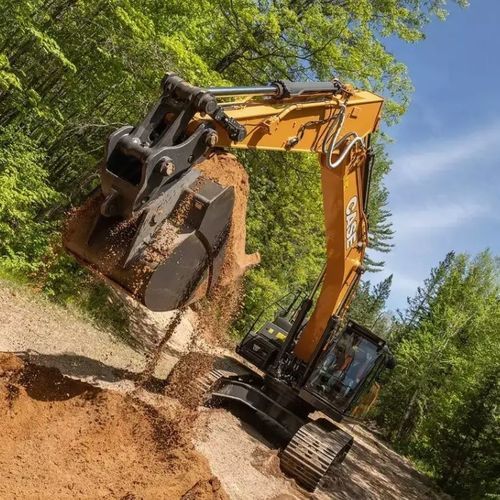 Excavadora intermedia - CX300E - Case - con orugas / diésel