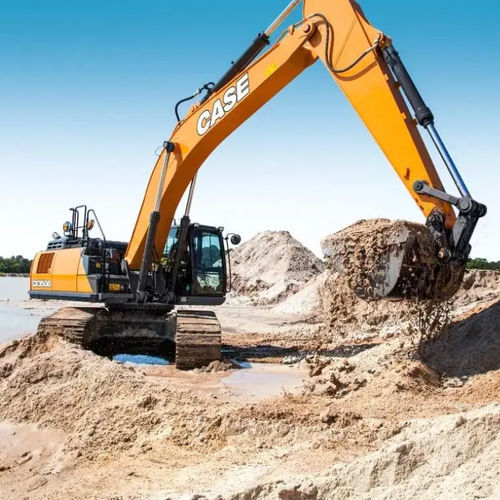 Excavadora de grandes dimensiones - CX350D - Case - con orugas / Tier 4 provisional / para obra de construcción