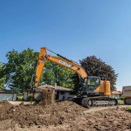 Excavadora intermedia - CX365E SR - Case - con orugas / diésel / para obra de construcción