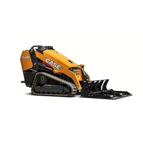 Cargadora compacta de orugas eléctrica - TL100 - Case - alimentada por batería / electrohidráulica / con motor de combustión