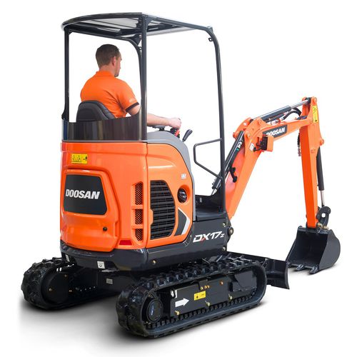 Excavadora intermedia - DX17Z-7 - DAEWOO Construction Equipment Division - mini / con orugas / diésel