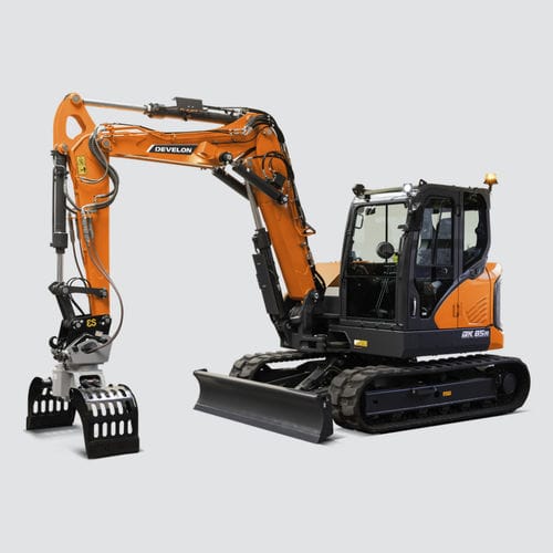 Miniexcavadora - DX85R-7 - DAEWOO Construction Equipment Division - con orugas / diésel