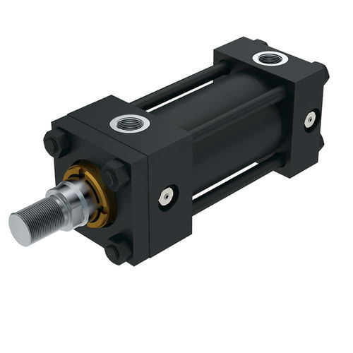 Cilindro para la industria - HMIF S&eacute;ries - Parker Cylinder Division Europe - hidráulico / de simple efecto / ISO 6020