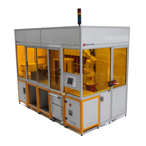 Célula robotizada de descarga - CLA robot cell - CLA Clinical Laboratory Automation SA - de carga / de medición / para centro de mecanizado