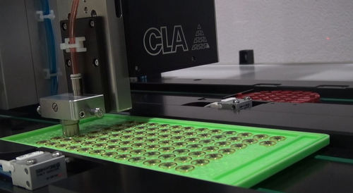 Mesa de posicionamiento XYZ - SPIDER - CLA Clinical Laboratory Automation SA - 3 ejes
