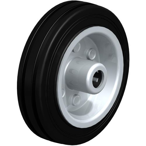Rueda con aro - VE series - Blickle Räder+Rollen GmbH u. Co. KG - de caucho / de bajo ruido