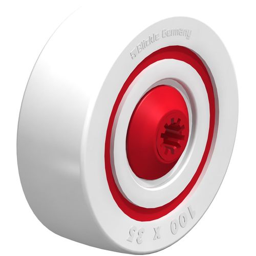 Rueda con aro - POW series - Blickle Räder+Rollen GmbH u. Co. KG - de nailon / de bajo ruido