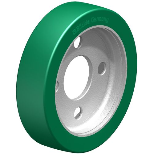 Rueda con aro - GSTA series - Blickle Räder+Rollen GmbH u. Co. KG - de poliuretano / para cargas pesadas / de bajo ruido