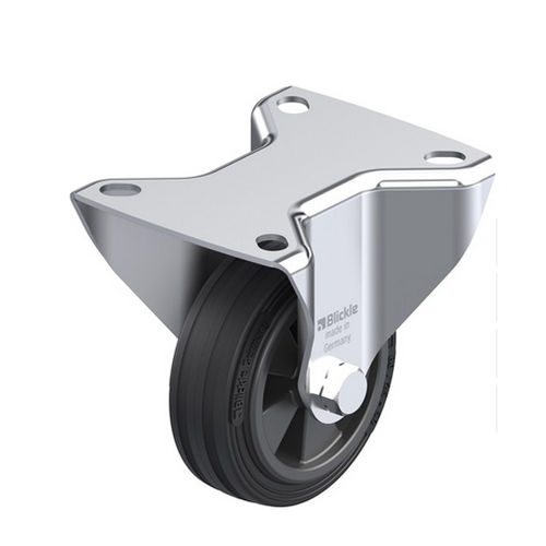 Ruedecilla fija - B-VPP series - Blickle Räder+Rollen GmbH u. Co. KG - con platino giratorio / de caucho / de acero estampado
