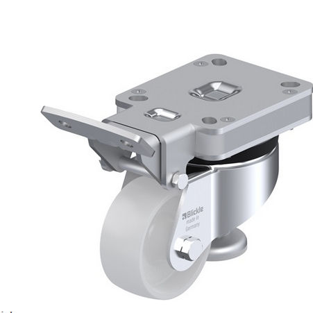 Ruedecilla de inmovilización - HRLK series - Blickle Räder+Rollen GmbH u. Co. KG - fija / con platino giratorio / monolítica
