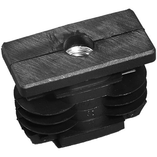 Tapón rectangular - RE_M series - PLASTEM - aletado / roscado / macho
