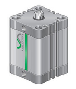 Cilindro neumático - NSK series - VESTA - de doble efecto / compacto