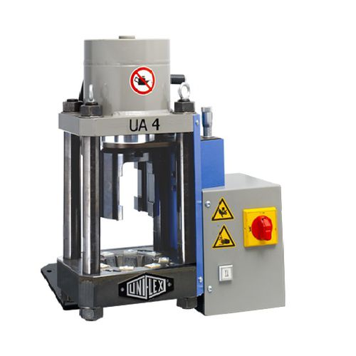 Engastadora de tubos flexibles - UA 4 - Uniflex-Hydraulik GmbH - semiautomática / electrohidráulica / compacta