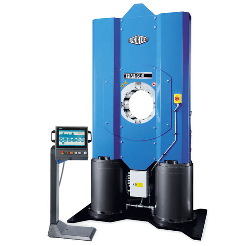 Engastadora de cables - HM 1200 PFC - Uniflex-Hydraulik GmbH - para aislante de materiales compuestos / automática / electrohidráulica