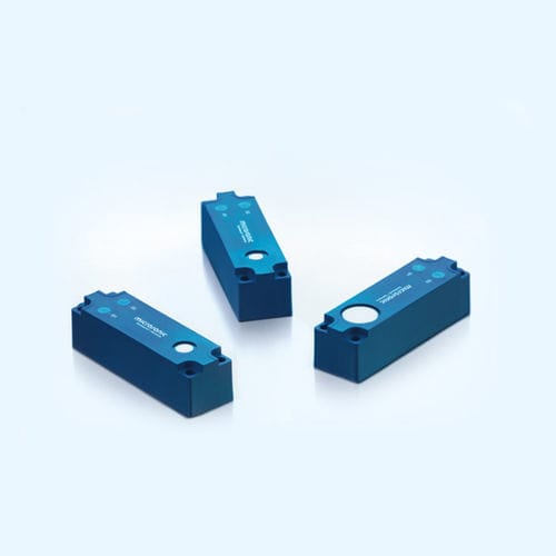 Sensor de distancia por ultrasonidos - lcs series - microsonic - 4-20 mA / 0-10 V / conector M12
