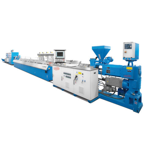 Línea de extrusión de perfiles - AMUT - para PVC / para PMMA / para ABS