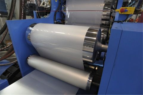 Línea de extrusión 9 capas - AMUT - para paneles de plástico / para PP / para PVC