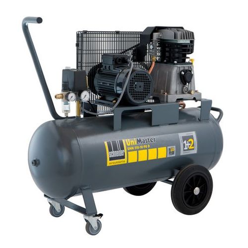 Compresor de pistón - UNM 510-10-90 D - Schneider Druckluft GmbH - de aire / con motor eléctrico / móvil