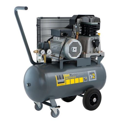 Compresor de pistón - UNM 410-10-50 W - Schneider Druckluft GmbH - de aire / AC / con ruedas