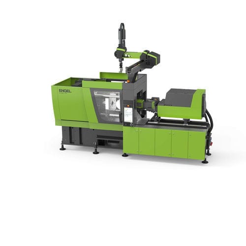 Máquina de inyección horizontal - e-mac  - ENGEL AUSTRIA GmbH - eléctrica / con articulación de ángulo / de ciclos rápidos