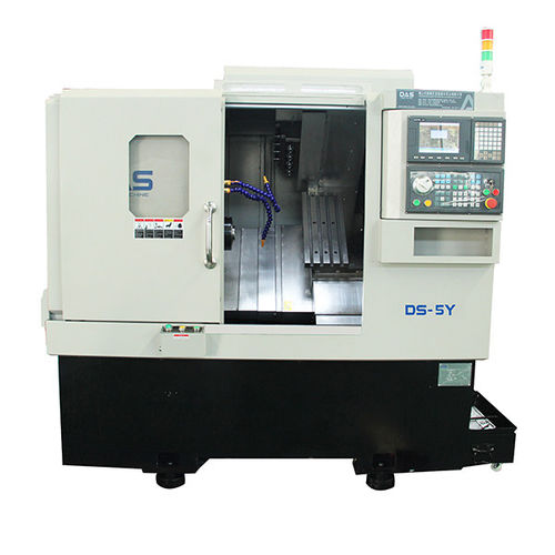 Centro de torneado-fresado CNC - DS-5Y - Guangdong Foshan Shunde Guoqiang Daosheng Industrial CO. LTD - horizontal / 2 ejes / para aluminio