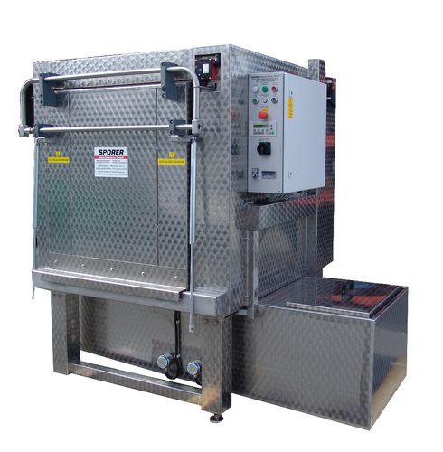 Máquina de lavado de carga frontal - 800 x 1200 mm | FL 8/12 series - SPORER PCS - de disolvente / de agua / por aspersión
